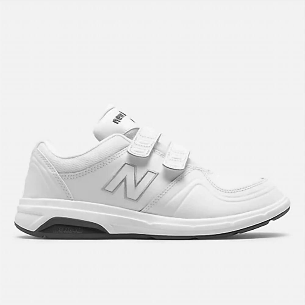 NEW NEW BALANCE women's 813 hook and loop walking shoe in white